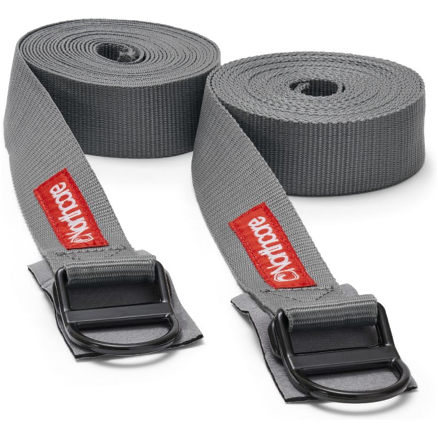 2026 Northcore D-ring 5m Cinghie Per Portapacchi / Tiranti Noco22b - Grigio